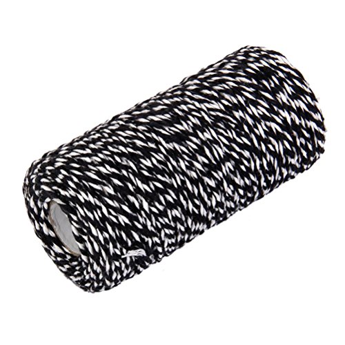 OULII 100m Baumwolle Bakers Twine Kordel Glas Flasche Geschenk Box Deko