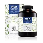 MSM Kapseln - 365 Stück im 6 Monatsvorrat. 1200 mg MSM (Methylsulphonylmethan) Pulver pro Tagesdosis mit Vitamin C. Laborgeprüft. Organischer Schwefel, frei von Zusätzen wie Gelatine oder Magnesiumstearat. Hochdosiert, vegan und hergestellt in Deutschland