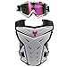 Produktbild POSSBAY Brustpanzer Ruecken Schutz Sportbrille Motorrad Brille Off Road Motorcross Ski Skating
