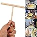 Produktbild 37yimu 5 PCS Holzrechen rund Teig Pancake Crepe Streuer Küche DIY Tool Kit