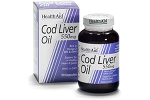 HEALTHAID Health Aid Cod Liver Oil 550mg, 90 Caps…