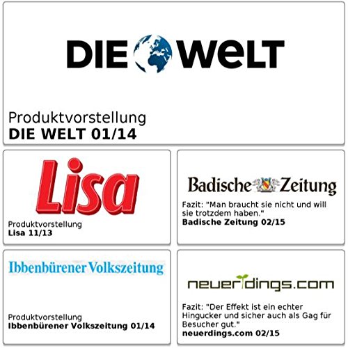 infactory Dynamo-LED- Wasserhahnaufsatz mit Strahlregler, leuchtet blau/grün/rot - 7