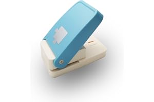 VSREI Puzzle Punch, Gran Tamaño, Super Paper Punch, Perforadora con diseño extra fuerte para papel de hasta 500 g/m², tamaño del rompecabezas recortado: 3,3 x 3,3 cm