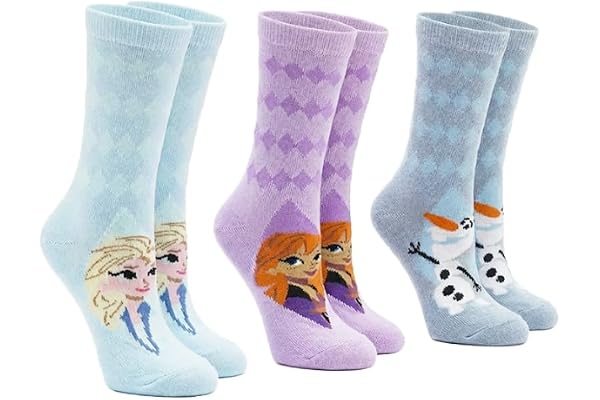 Onomot! Frozen – Frost Anna Elsa barn flickor strumpor set 3 par