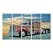 Produktbild islandburner Bild Bilder auf Leinwand Semi Truck LKW Peterbilt USA Poster, Leinwandbild, Wandbilder