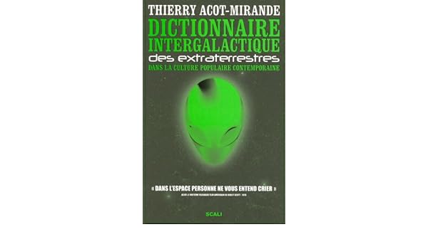 extraterrestre dictionnaire