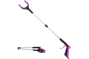 LONINLOAN Litter Picker Grabber Stick 83CM Foldable Reach Grabber with Magnetic Helping Hand Grabber 360 Degree Reaching Aids 32.7Inch Heavy Duty Pick Up Stick Grabber for Elderly Disabled Pregnant