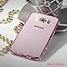 Produktbild EGO®, Bling, TPU case, cover, strass, beschermhoes, silicone, hoes, diamant, beschermhoes, voor Samsung Galaxy A5 A510 (2016), roze, transparant, luxe, glitter, mat, hoes, kristal, case, glanzend, shell, ultra dun, etui