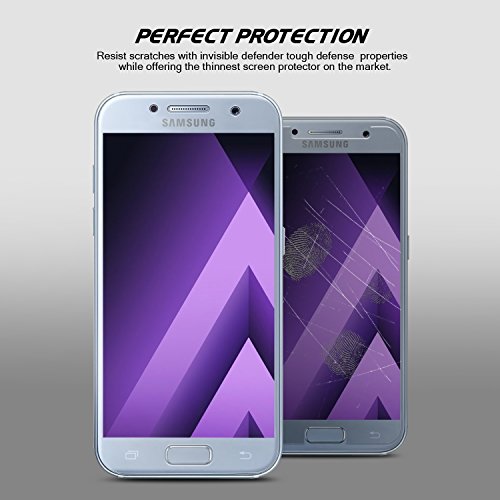 Samsung Galaxy A5 (2017) Schutzfolie, KKtick Displayschutz für Samsung Galaxy A5 (2017) 5.2 Zoll temperiert Transparent Ultra Klar Film folie Displayschutzfolie (1 PCS) - 8
