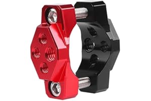iSpchen Motorrad Lenkererhöhung Lenker Riser Klemmen CNC-Aluminum Lenkerklemme Lenkerhalterung Klemmhalterung Lenkererhöhung Lenker Halter für Motorräder,ATVs,Dirtbikes,M,42mm