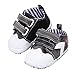 Itaar Baby Shoes Newborn Toddler Infant Anti-skid Washed Denim Double Magic Tapes Trainers Flats Sneakers Prewalker (11(3-6M), black)