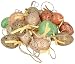 Produktbild com-four® 24 gesprenkelte Ostereier mit Aufhänger, Bunte Oster-Deko (24 Stück - gesprenkelt - 6 cm)
