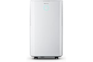 Pro Breeze OmniDry Luftentfeuchter 12L/24h Entfeuchtungsleistung - Luftentfeuchter elektrisch, Feuchtigkeitssensor, Ablaufschlauch, Digitalanzeige, Schlafmodus, Timer - Gegen Feuchtigkeit, Schimmel