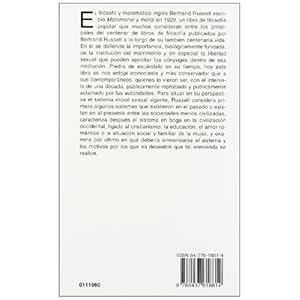 Matrimonio Y Moral/ Marriage and Moral