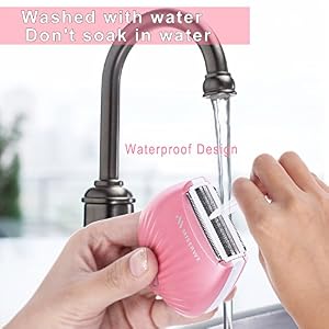 Miserwe Hair Removal Ladyshave Mini IP4X Waterproof Hair Remover for Women Rechargeable Cordless Lady Shaver… - Image 7