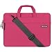 Produktbild Laptoptasche für 11/11,6 /13/13,3/15 Zoll MacBook Air, Ultrabook Netbook Tablette, Denim Stoff Laptop Schultertasche Umhängetasche Sleeve Hülle Beweglicher Notebooktasche mit Zubehör Fächern und Handgriff als Schutz(13", violett)