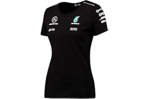 MERCEDES AMG PETRONAS Oficial 2017 Mercedes AMG F1 – Camiseta – Negro