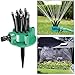Produktbild MJLXY Rasen Sprinkler Rasensprenger Düse Bewässerung Einstellbar mit 12 Sprühdüsen Sprinkler Head, Outdoor Garten Terrasse