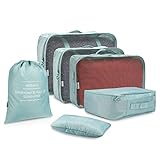 AUSATON 6-teiliges Set - Wasserfeste Packing Cubes /...