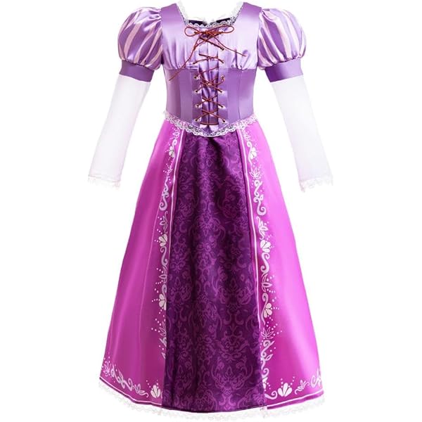 Rubie’s Offizielle Rapunzel-Kostümtasche Für Kinder – Einheitsgröße, Inklusive Rock, Ärmel & Kette