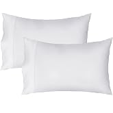 Lirex 2 Pillowcases 50 x 75 cm, 100% Cotton Satin, Breathable and Soft for a Quality Rest, Oeko-Tex Certified, with Envelope