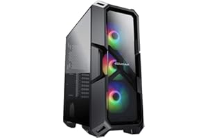 COUGAR GAMING | BOITIER PC GAMING | MX440G RGB VERRE TREMPE - 3 ventilateurs RGB inclus - Panneau avant en verre trempé - Solidité et robustesse - 2 ports USB 3. 0 et 1 port USB 2. 0