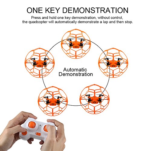 2.4GHZ Sky Walker 1340 6 Achsen Mini RC Quadcopter 360 Flip, Automatikmodus Fliegen in Kreisen RTF 4CH(orange/green random)