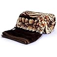 MARWISH Home Printed Korean Double ply Mink Blanket for Double Bed. Luxurious Mink Blanket.