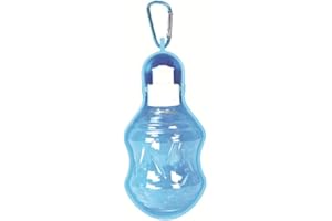 IKAAR 250ml Portable Dog Water Bottle, Pet Outdoor Travel Water Dispenser Leak Proof Dog Cat Drink Bottle Blue