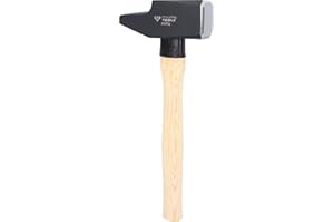 BRILLIANT TOOLS BT077250 Marteau rivoir avec manche Hickory, 2500 g, forme française [Powered by KS TOOLS]