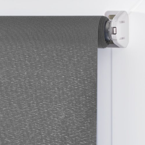 casa pura® Sichtschutzrollo – lichtdurchlässig – in neun Größen | Grau | 120x150cm - 5