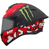 MT Helmets Targo S &ndash; Full Face Motorcycle Helmet with Full Vision Sun Visor, Pinlock Compatible Screen, Washable Interior and