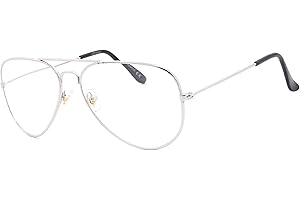 NEW VISION Gafas Presbicia Hombre Estilo Aviador Retro con Montura Metálica NV8132