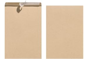 Herlitz Lot de 10 Enveloppes Brun