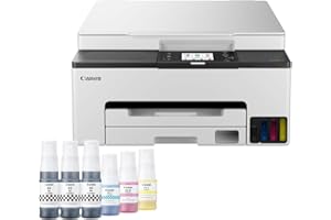 Canon MAXIFY GX1050 – Impresora Multifunción MegaTank a Color, Copiadora y Escáner A4 | Hogar y Oficina | Wi-Fi, Ethernet y USB | Inyección de Tinta