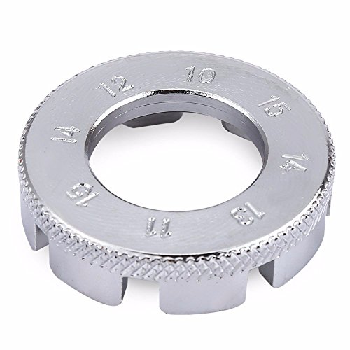 Fahrrad Speichenschlüssel Rad Zentrierer 8-fach Teller Schlüssel für Speichen Größe 10-15 von Fahrrad bis Mofa in Werkstattqualität! Nippelspanner- Speichenspanner – Spanschlüssel. - 6