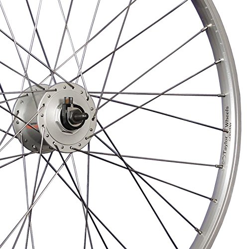 Taylor Wheels 26 Zoll Vorderrad Büchel Alufelge Shimano Dynamo DH-C3000-3N silber - 2