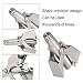 KEDSUM Professional Portable Manual Nose & Ear Hair Trimmer, No Batteries Required, Stainless Steel Nose Hair Remover for Men & Women,Come with a Fingernail Clipper as a Small Gift