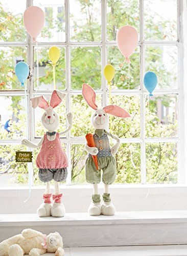Dekohänger Luftballons aus Glas 3-teiliges Set pastellfarben - 3