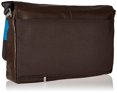 Kobe Laptop-Umhängetasche aus Leder (15 Zoll) – braun - 2