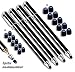 Produktbild 4X Premium Touchstift schwarz mit 20 x Ersatzspitzen Eingabestift Stylus Touch Pen