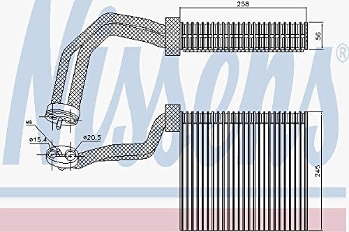 Preisvergleich Produktbild NISSENS 92293 Verdampfer, Klimaanlage