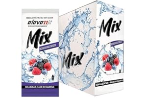 ELEVENFIT Eleven Fit Mix Instantáneo Sabor Frutas Del Bosque | Prepara 1.5L de Bebida Saludable, Sin Azúcar y Baja en Calorías | Ideal para Mezclar con Agua y Mejorar tu Dieta | Caja de 24 Sobres
