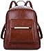 Produktbild Rucksack Damen, Coofit Leder Rucksack Kleiner Rucksack PU Damen Rucksack Elegant Schulrucksack Rucksack Handtasche Daypack Schulranzen Rucksack für Mädchen
