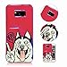Price comparison product image Galaxy S8 Plus Case dog,QianYang Funny Happy Haba Dog Painting Case for Samsung Galaxy S8 Plus Silicone Case Greet Cute Dog Pooch Doggie Doggy Cover