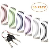Cable de alambre de 2 mm de grosor: acero inoxidable, trenzado ligero pero resistente para un uso diario duradero.
