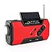 Produktbild 8 in 1 Solar Radio von Fnova, Kurbelradio Kofferradio mit 1W LED Dynamo Taschenlampe & 1W Lesenlampe,verwendbar als 2000 mAh Powerbank, SOS Alarm mit Rotlicht, 4 Modi Aufladen, IPX3 wasserfest, für Wandern,Camping,Ourdoor,Notfall