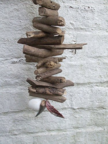 Bezaubernd schöne, mediterrane Girlande, Treibholz, braun, maritim - 3