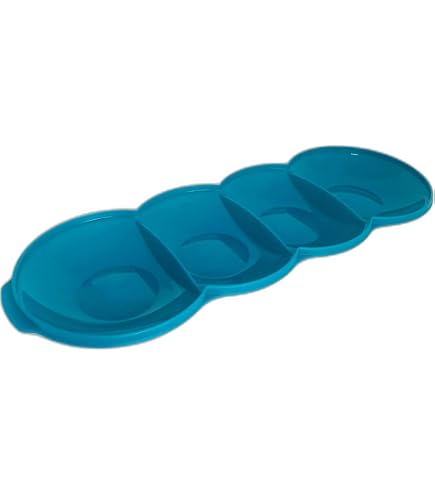 Tupperware Allegra Servierschale Servierquartett Perle Weiß/Silber + Snackbox - Mehrteiliges Servierset