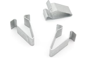 VVO Fasteners- Grapas de Metal Plateadas. Para Revestimiento de portón trasero. Compatibile con Seat Leon, Alhambra, Ateca, (10 pzas)